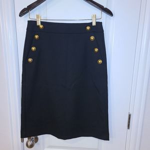 Loft Sailor Pencil Skirt